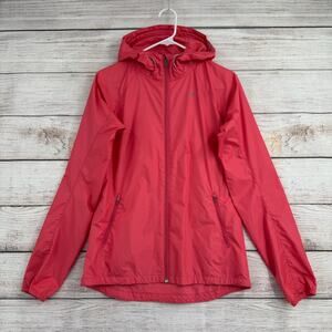 Nike WindRunner Windbreaker Full Zip Jacket Womens Small Pink Packable